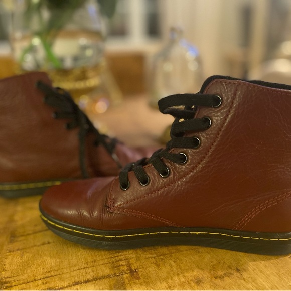 *RARE* VINTAGE ORIGINAL MAROON DOC MARTENS SZ 6 PERFECT CONDITION - Picture 3 of 4